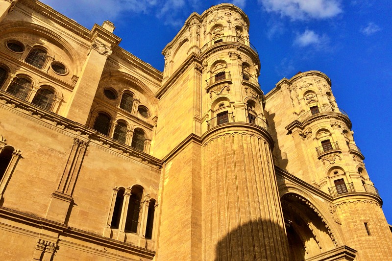 Rückseite der Kathedrale von Malaga