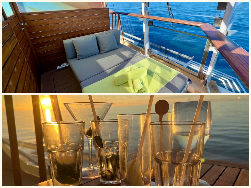 Entspannungsloge an Bord der Mein Schiff 3 auf der Kreuzfahrt Kanaren mit Madeira und Kap Verden