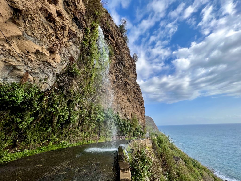 Wasserfall von Anjos beim Landausflug Madeira auf eigene Faust